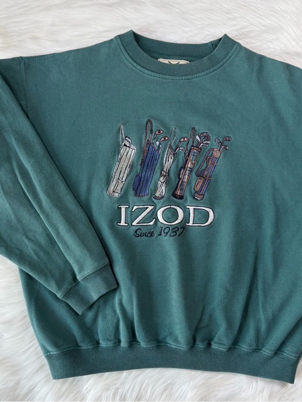 Vintage Izod Embroidered Golf Sweatshirt